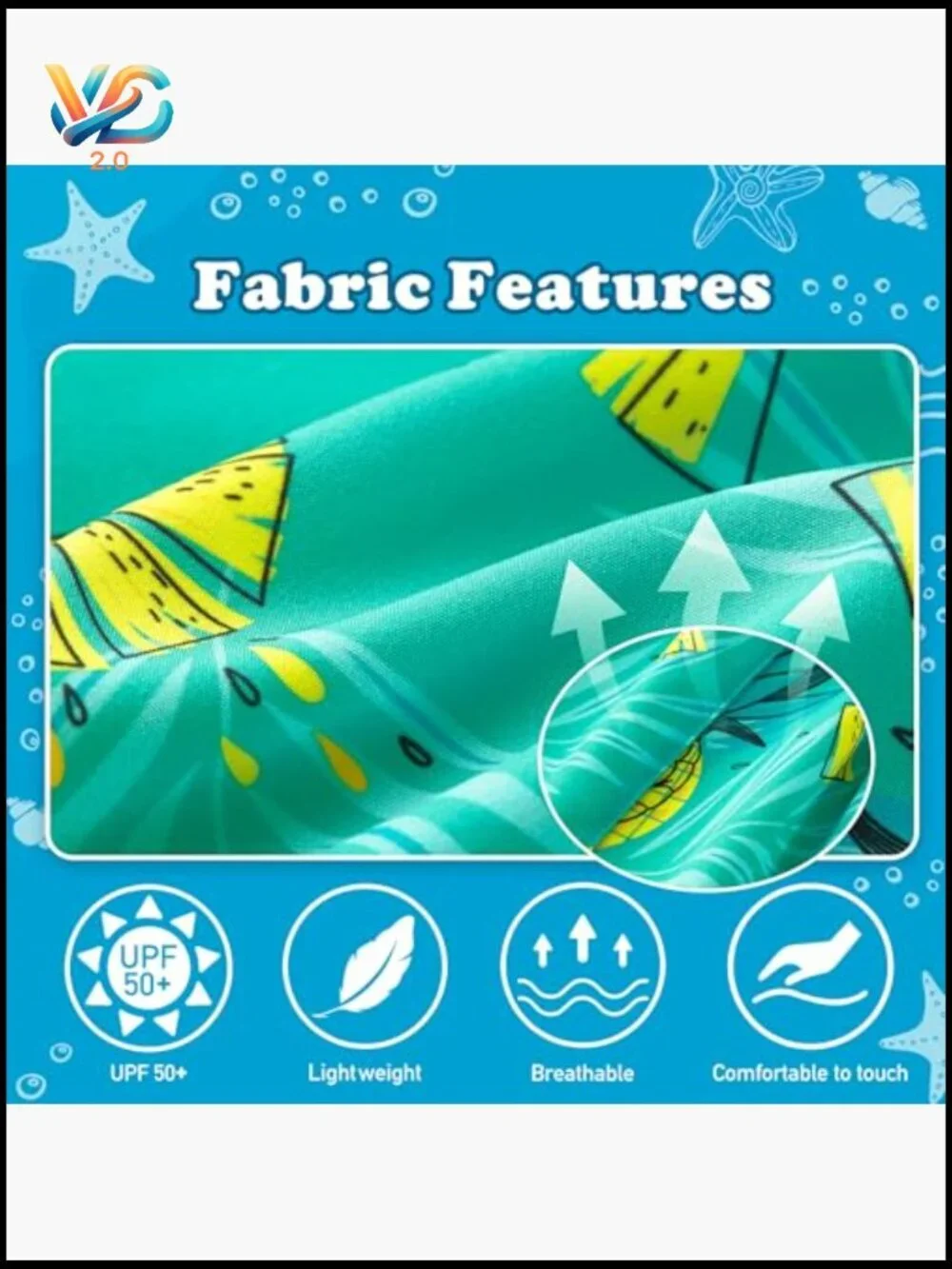 Boys Swim Trunks with Compression Liner Toddler Bathing Suit